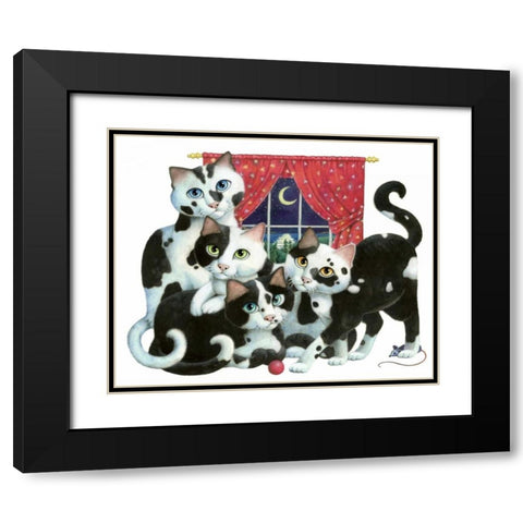 Cookies and Cream Black Modern Wood Framed Art Print with Double Matting by Seeley, Laura