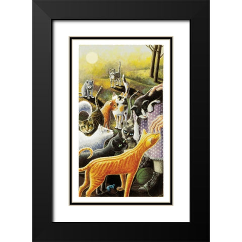 Happy Hour Black Modern Wood Framed Art Print with Double Matting by Seeley, Laura