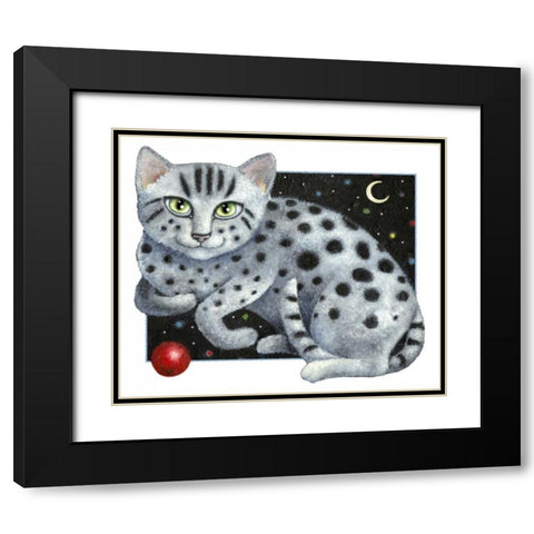 Heavenly Bodies Black Modern Wood Framed Art Print with Double Matting by Seeley, Laura