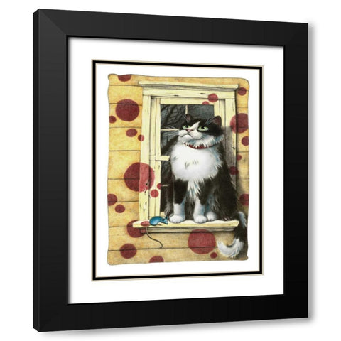 Possibilities (with Mouse) Black Modern Wood Framed Art Print with Double Matting by Seeley, Laura