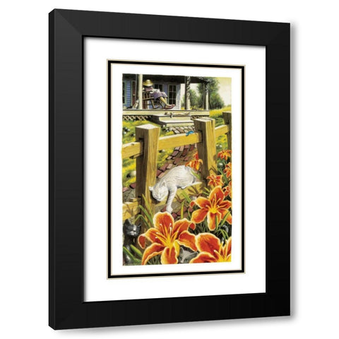 Pride and Joy Black Modern Wood Framed Art Print with Double Matting by Seeley, Laura