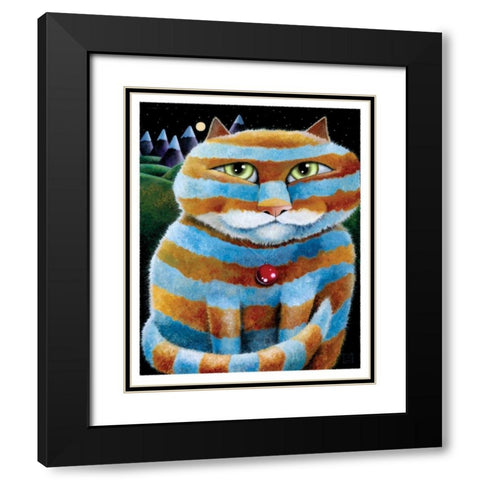 Prince Charming Black Modern Wood Framed Art Print with Double Matting by Seeley, Laura