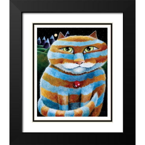 Prince Charming Black Modern Wood Framed Art Print with Double Matting by Seeley, Laura