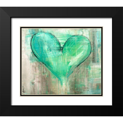 Full Frontal Black Modern Wood Framed Art Print with Double Matting by Lerner, Kami