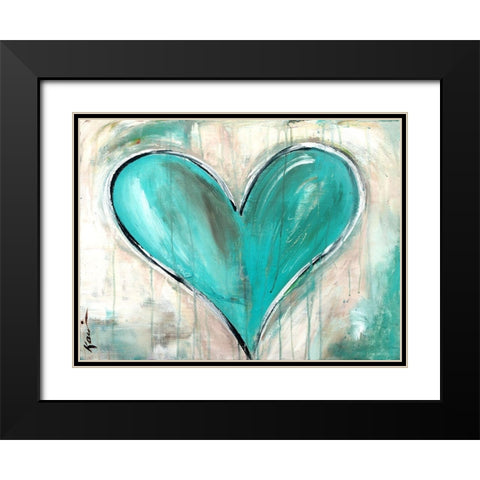 Tell Me When Black Modern Wood Framed Art Print with Double Matting by Lerner, Kami