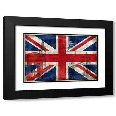 The English Way Black Modern Wood Framed Art Print with Double Matting by Wilson, Luke