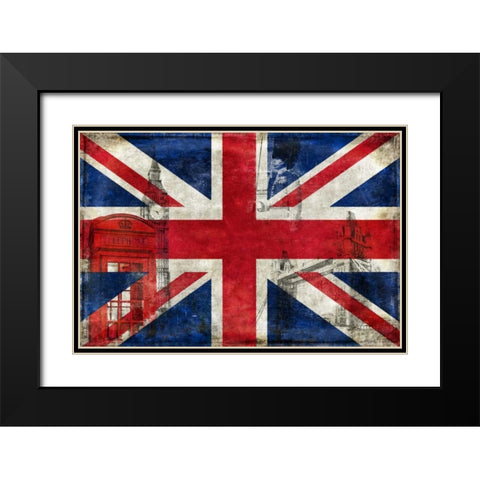 The English Way Black Modern Wood Framed Art Print with Double Matting by Wilson, Luke