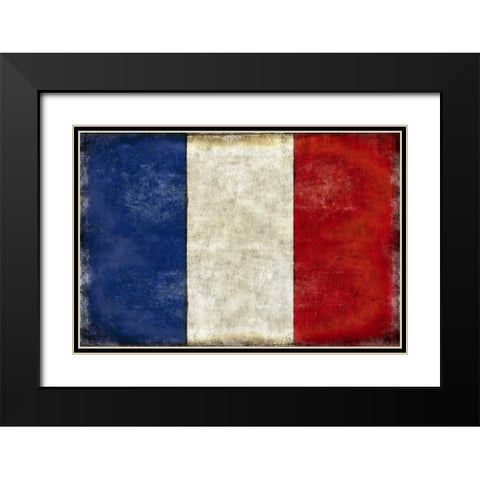 Francaise Black Modern Wood Framed Art Print with Double Matting by Wilson, Luke