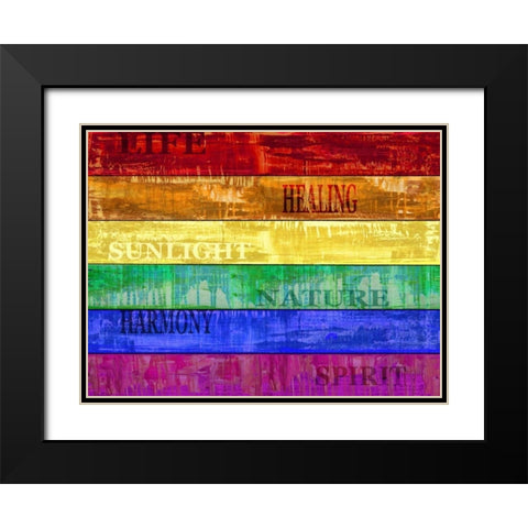 Pride Black Modern Wood Framed Art Print with Double Matting by Wilson, Luke