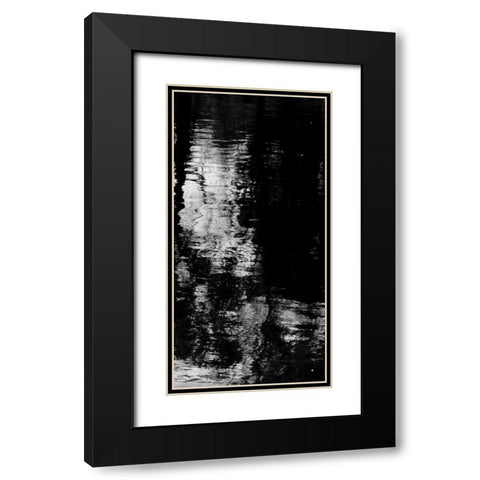 Reflecting Triptych III Black Modern Wood Framed Art Print with Double Matting by Barrett, Michael