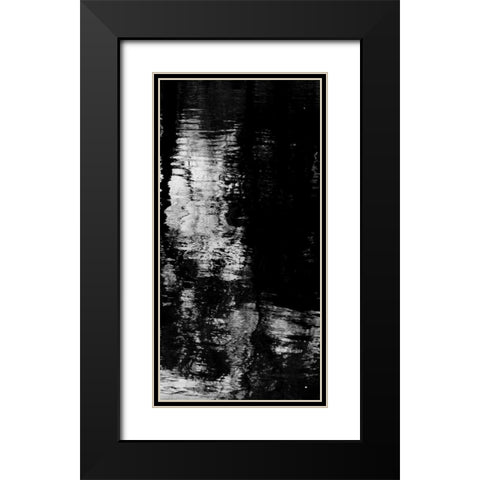 Reflecting Triptych III Black Modern Wood Framed Art Print with Double Matting by Barrett, Michael