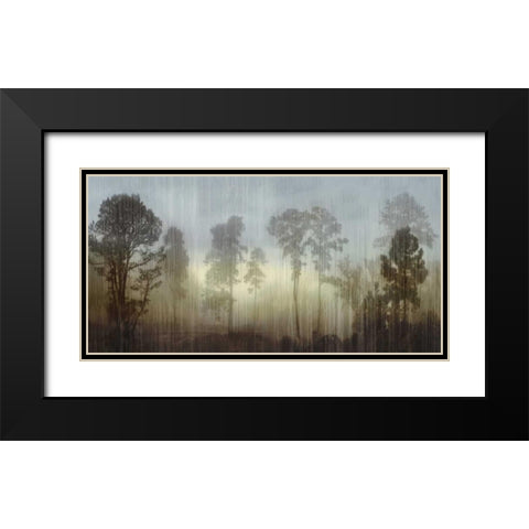 Break Of Day Black Modern Wood Framed Art Print with Double Matting by Clark, Madeline
