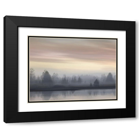 First Light IV Black Modern Wood Framed Art Print with Double Matting by Clark, Madeline