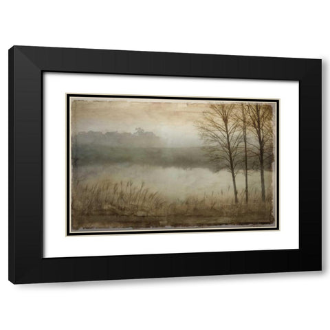 Daybreak I Black Modern Wood Framed Art Print with Double Matting by Clark, Madeline