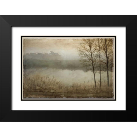 Daybreak I Black Modern Wood Framed Art Print with Double Matting by Clark, Madeline