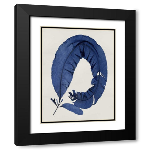Sea Life - Indigo I Black Modern Wood Framed Art Print with Double Matting by Miller, Melonie