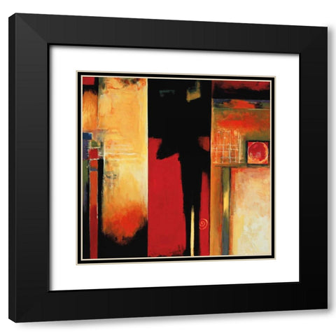 The Divide II Black Modern Wood Framed Art Print with Double Matting by Hansen, Max