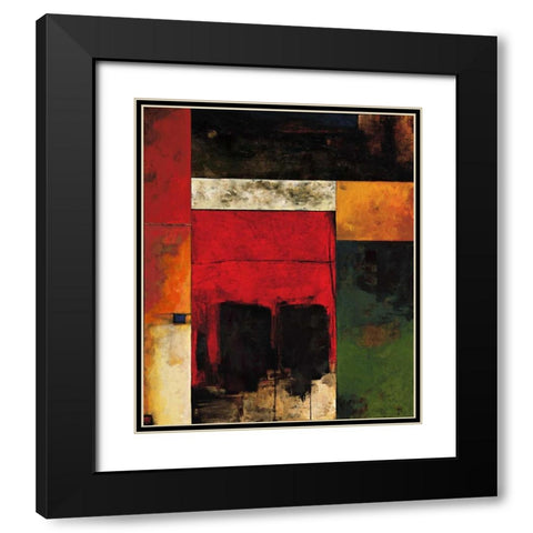 Journey II Black Modern Wood Framed Art Print with Double Matting by Hansen, Max