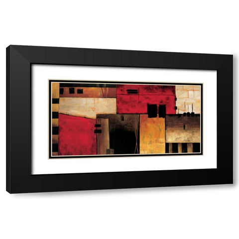 On the Horizon Black Modern Wood Framed Art Print with Double Matting by Hansen, Max