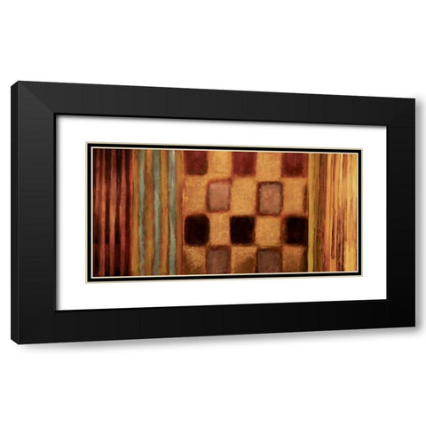 Afterglow Black Modern Wood Framed Art Print with Double Matting by Hansen, Max
