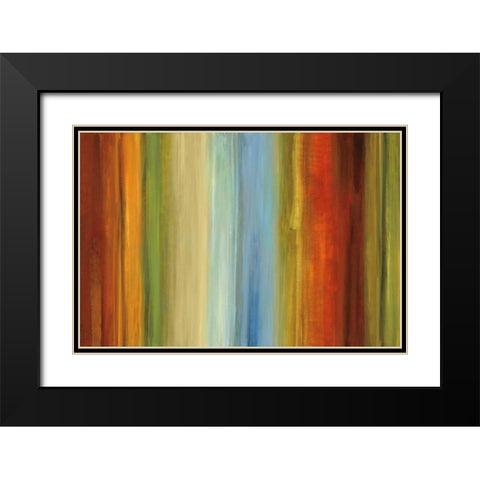Wavelength II Black Modern Wood Framed Art Print with Double Matting by Hansen, Max
