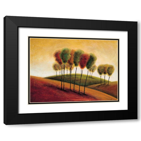 A New Morning I Black Modern Wood Framed Art Print with Double Matting by Klung, Mike