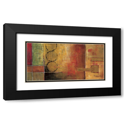 Harmony II Black Modern Wood Framed Art Print with Double Matting by Klung, Mike
