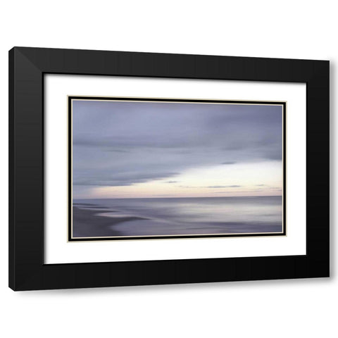 Calm on the Water Black Modern Wood Framed Art Print with Double Matting by Olsen, Maggie