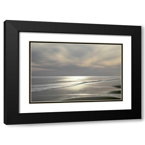 Silver Light Black Modern Wood Framed Art Print with Double Matting by Olsen, Maggie
