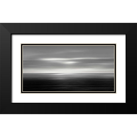 On the Sea I Black Modern Wood Framed Art Print with Double Matting by Olsen, Maggie