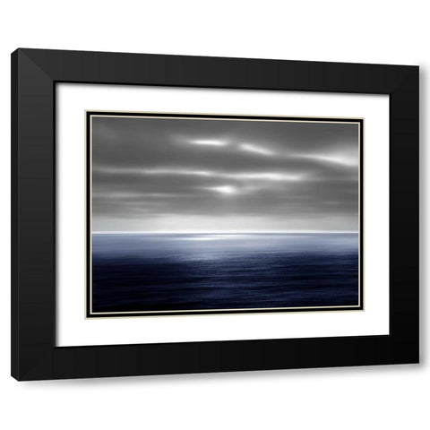 On the Sea II Black Modern Wood Framed Art Print with Double Matting by Olsen, Maggie