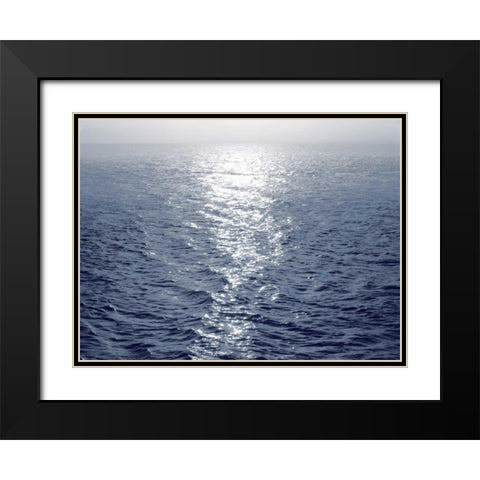 Open Sea I Black Modern Wood Framed Art Print with Double Matting by Olsen, Maggie