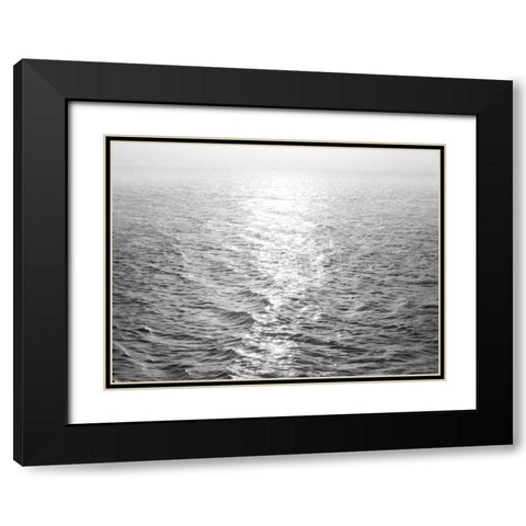 Open Sea II Black Modern Wood Framed Art Print with Double Matting by Olsen, Maggie