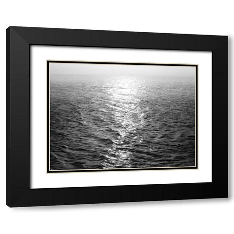 Open Sea III Black Modern Wood Framed Art Print with Double Matting by Olsen, Maggie