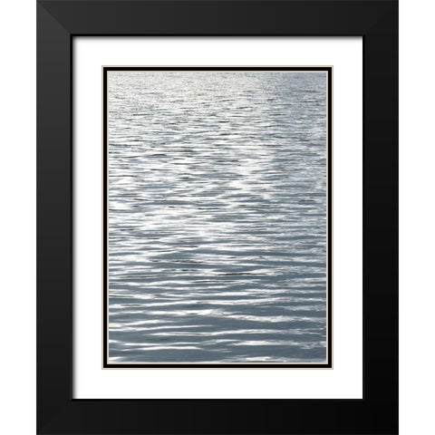 Ocean Current I Black Modern Wood Framed Art Print with Double Matting by Olsen, Maggie