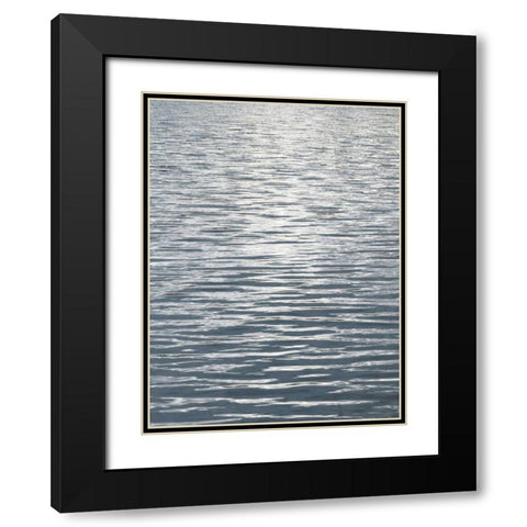 Ocean Current II Black Modern Wood Framed Art Print with Double Matting by Olsen, Maggie