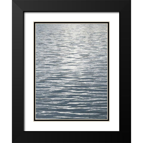 Ocean Current II Black Modern Wood Framed Art Print with Double Matting by Olsen, Maggie