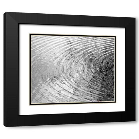 Ripples I Black Modern Wood Framed Art Print with Double Matting by Olsen, Maggie