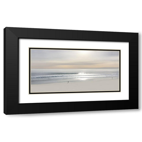 Beach Walk III Black Modern Wood Framed Art Print with Double Matting by Olsen, Maggie