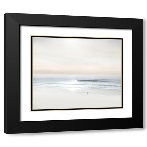 Beach Walk V Black Modern Wood Framed Art Print with Double Matting by Olsen, Maggie