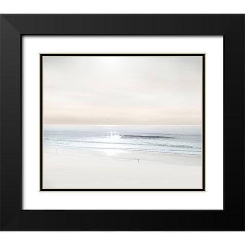 Beach Walk V Black Modern Wood Framed Art Print with Double Matting by Olsen, Maggie