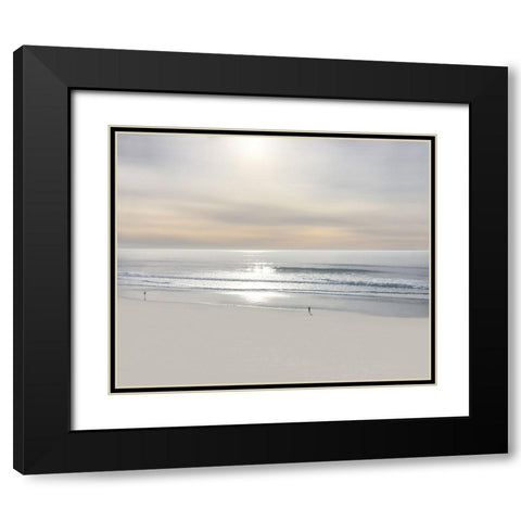Beach Walk VI Black Modern Wood Framed Art Print with Double Matting by Olsen, Maggie