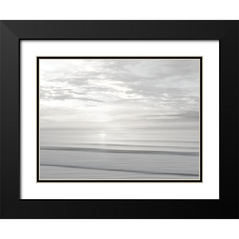 Coastal Light I Black Modern Wood Framed Art Print with Double Matting by Olsen, Maggie