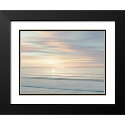 Coastal Light II Black Modern Wood Framed Art Print with Double Matting by Olsen, Maggie