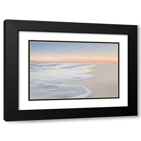 High Tide IV Black Modern Wood Framed Art Print with Double Matting by Olsen, Maggie