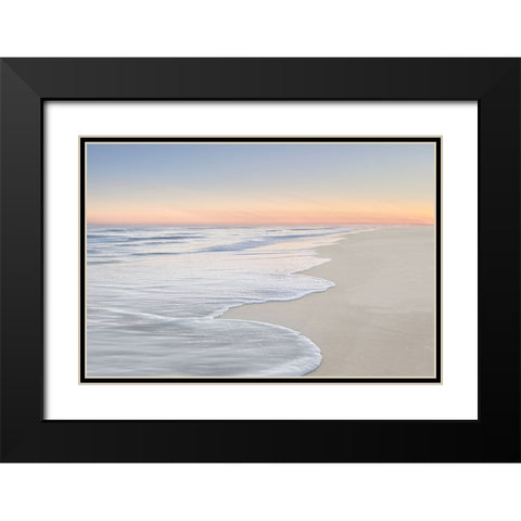 High Tide IV Black Modern Wood Framed Art Print with Double Matting by Olsen, Maggie