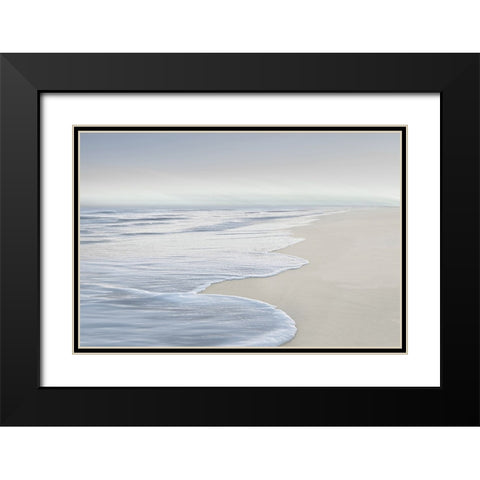 High Tide V Black Modern Wood Framed Art Print with Double Matting by Olsen, Maggie