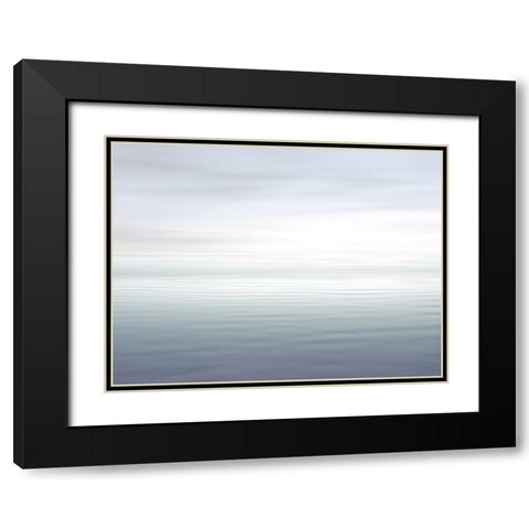 Ocean Ripples I Black Modern Wood Framed Art Print with Double Matting by Olsen, Maggie