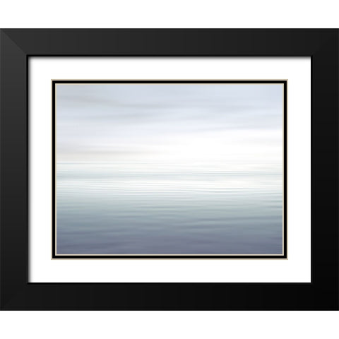 Ocean Ripples I Black Modern Wood Framed Art Print with Double Matting by Olsen, Maggie