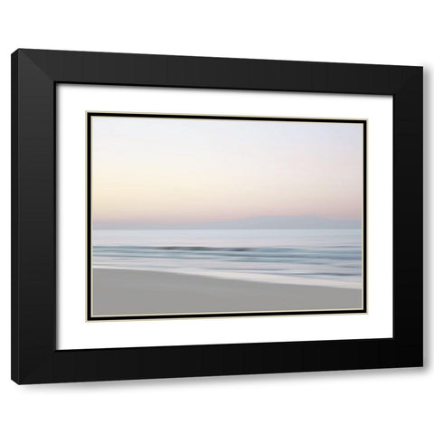 Quiet Beach I Black Modern Wood Framed Art Print with Double Matting by Olsen, Maggie